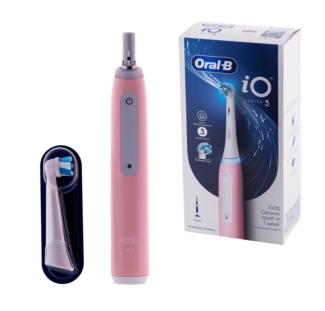 Braun Oral-B szczoteczka elektryczna iO 3 PINK — zdjęcie 1 z 6