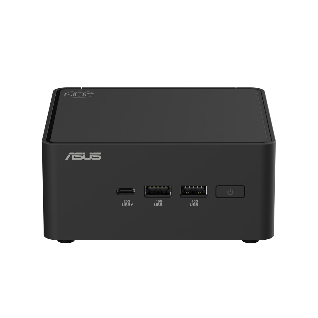 Komputer ASUS NUC 15 PRO RNUC15CRHU700003 Czysta nazwa: Komputer Barebone ASUS NUC 15 PRO z procesorem Intel Core i5-15400H, 16 GB RAM, 512 GB SSD — zdjęcie 1 z 8