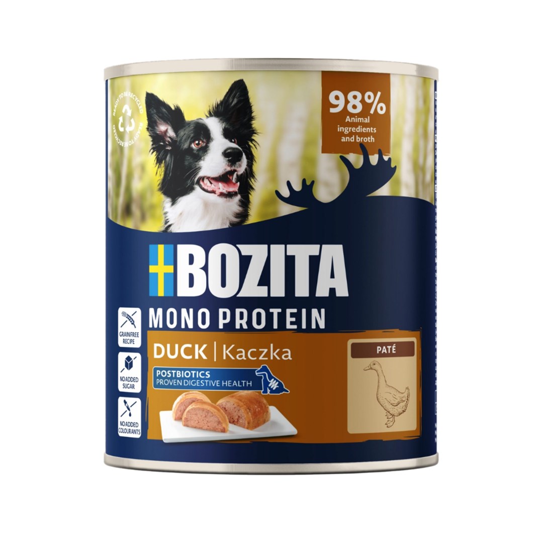 BOZITA pasztet pies kaczka 800g
