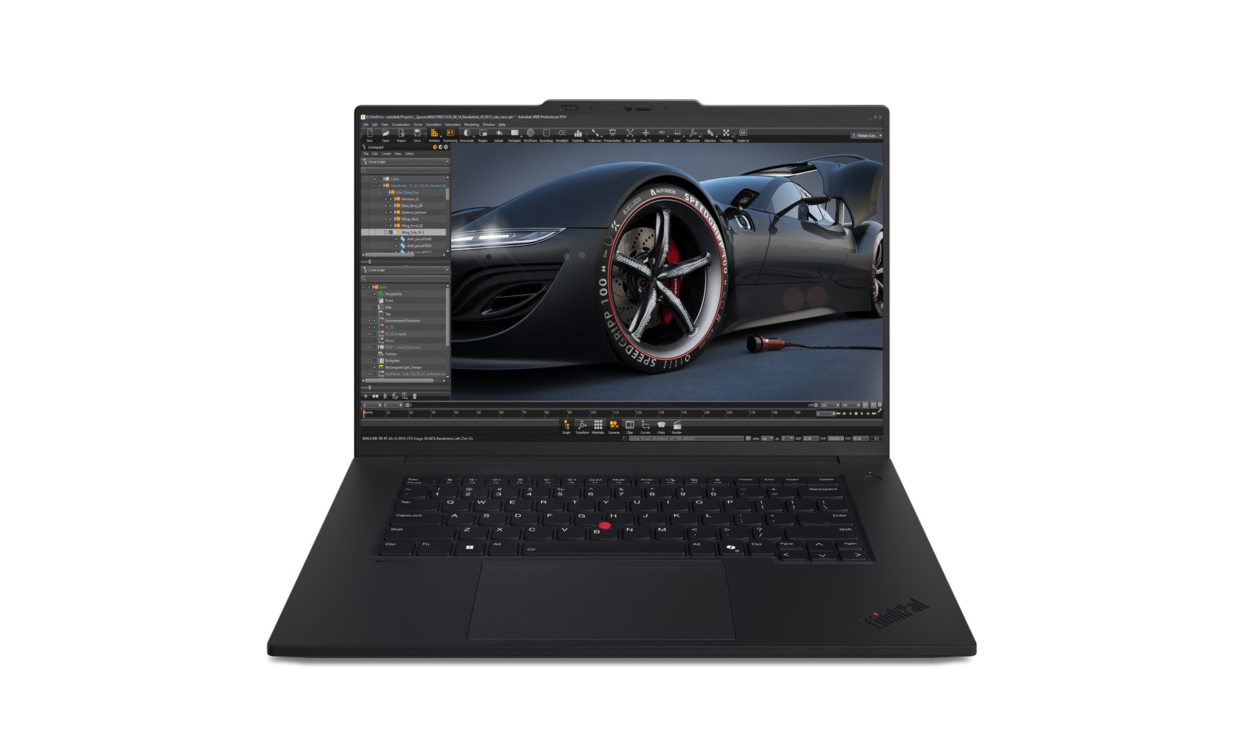Lenovo ThinkPad P1 G7 Ultra 7 165H 16"WQXGA IPS 500nits 165Hz LBL AG 32GB LPDDR5X 7500 SSD1TB GeForce RTX 4070 8GB Cam 5.0MP + IR 90Wh W11Pro Black 3Y OnSite — zdjęcie 1 z 8