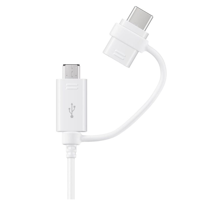 Samsung Combo Cable (Type-C & Micro USB), White — zdjęcie 1 z 4