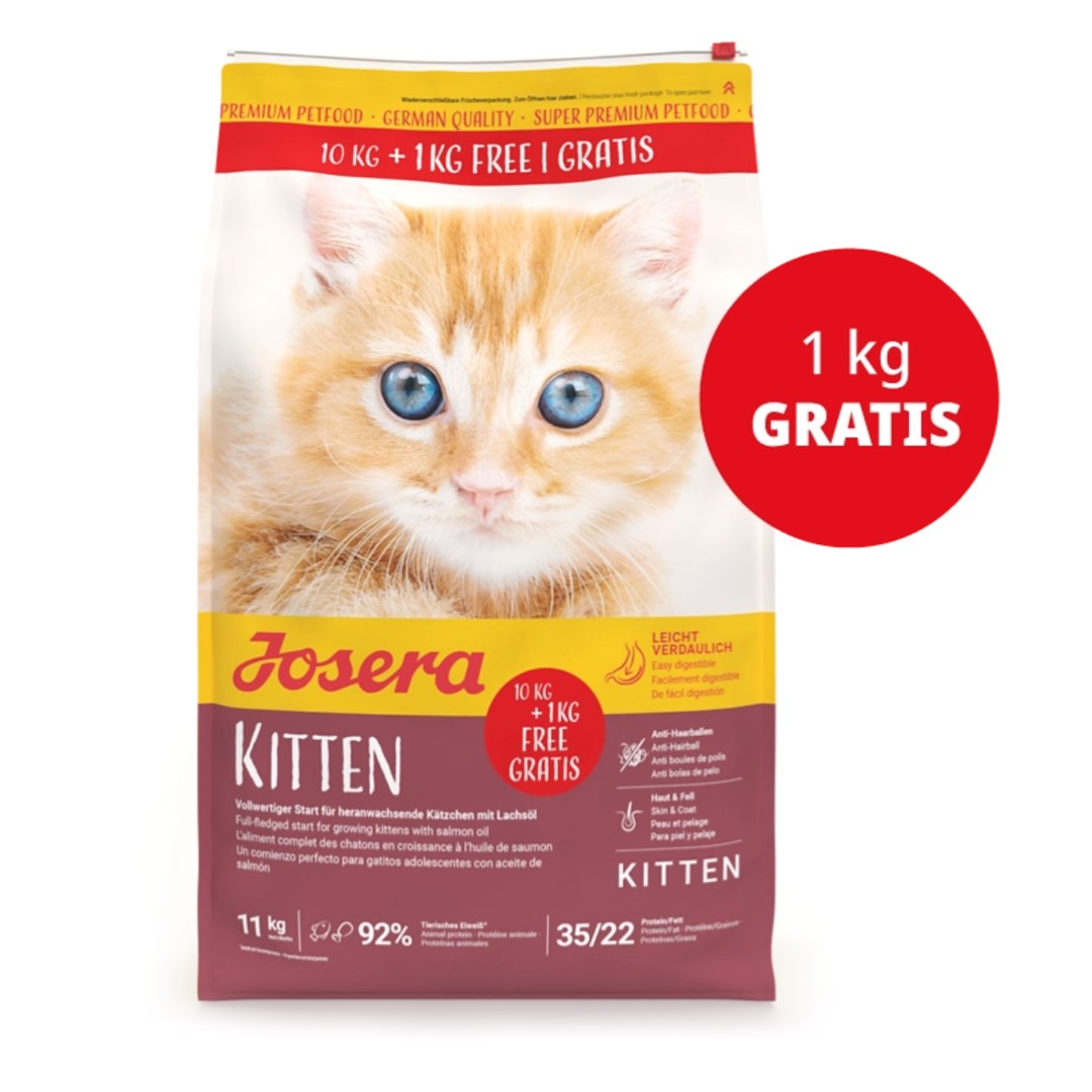 Josera JosiCat Kitten dla kotów 10kg+1kg — zdjęcie 1 z 2
