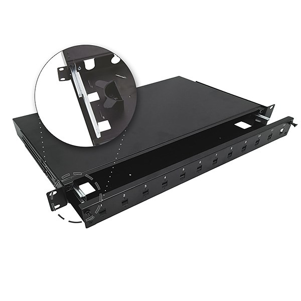 Alantec Przełącznica 12xSC simplex / 12xLC duplex 19" 1U — zdjęcie 1 z 4