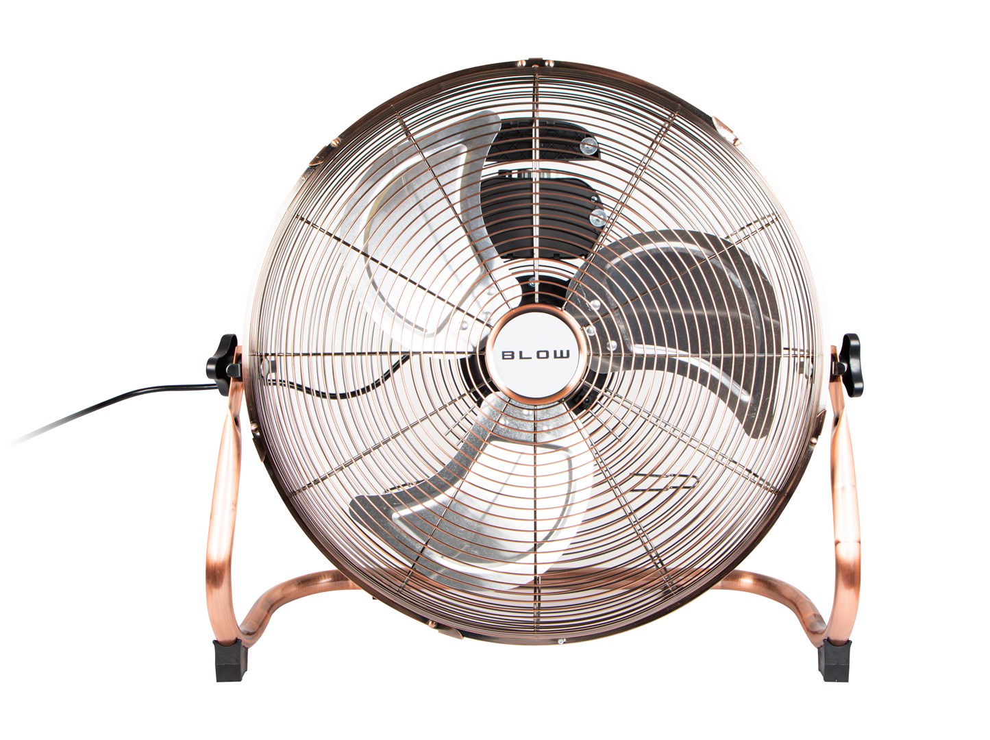 BLOW WENTYLATOR PODŁOGOWY 18"/45CM 200W CYRKULATOR MIEDZIANY ZŁOTY — zdjęcie 1 z 4