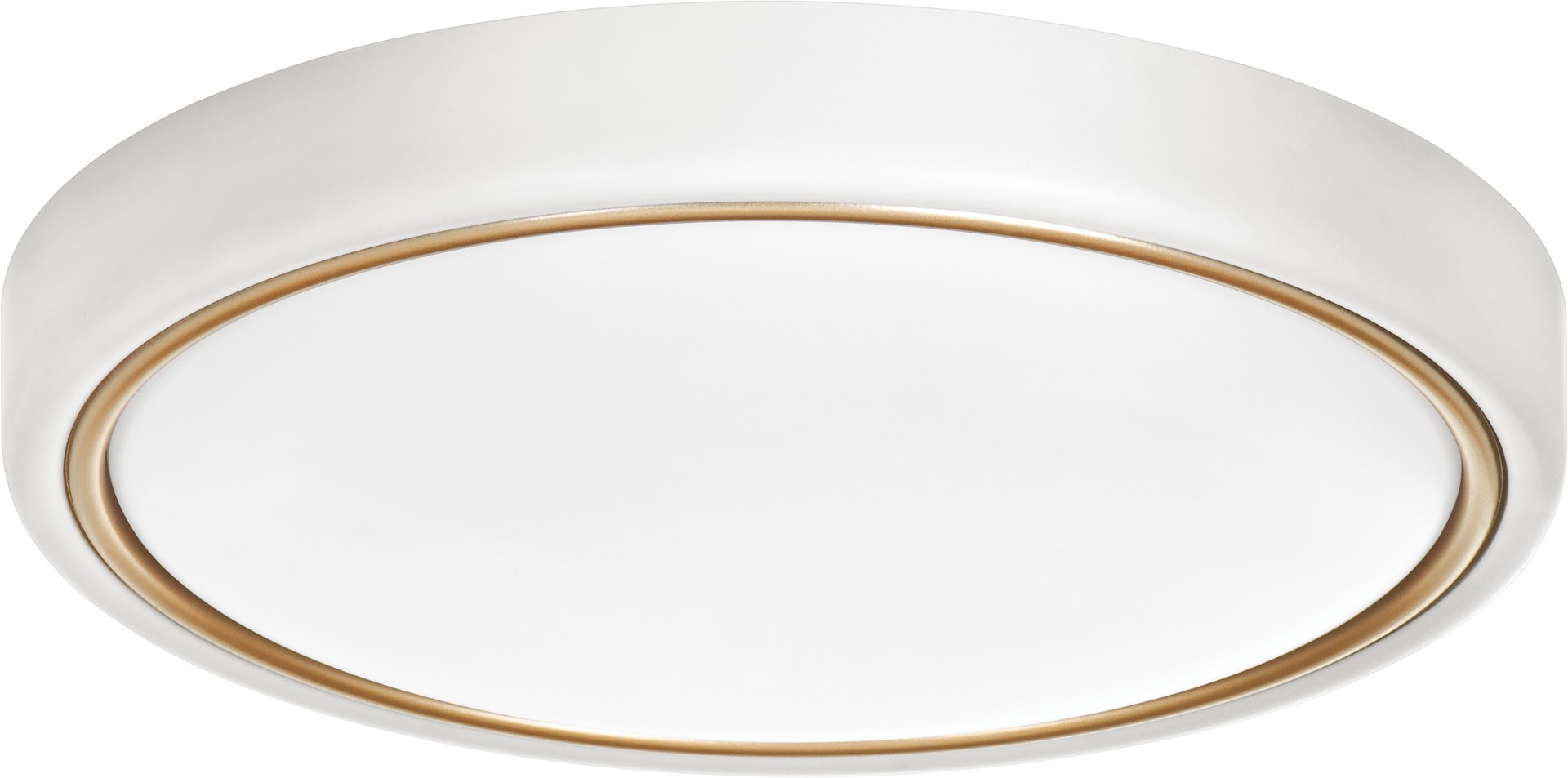 Nowoczesny plafon sufitowy LED Activejet VERDI W/G Biało - Złoty 23W — zdjęcie 1 z 7