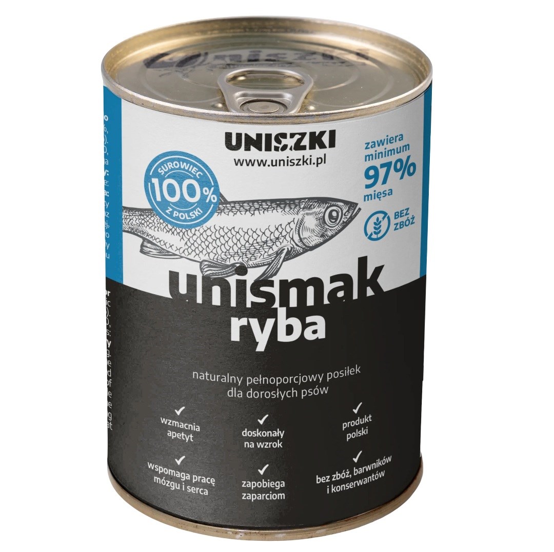 UNISZKI Unismak Ryba 400g - Karma Mokra