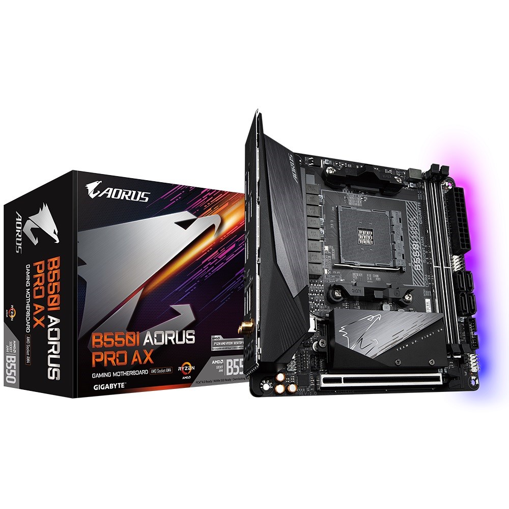 Płyta główna Gigabyte B550I AORUS PRO AX — zdjęcie 1 z 5