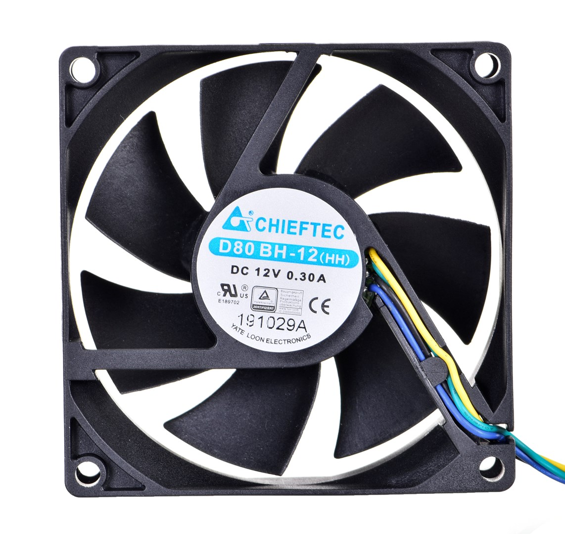 Wentylator do obudowy Chieftec AF-0825PWM (80 mm; 2200 obr/min) — zdjęcie 1 z 4