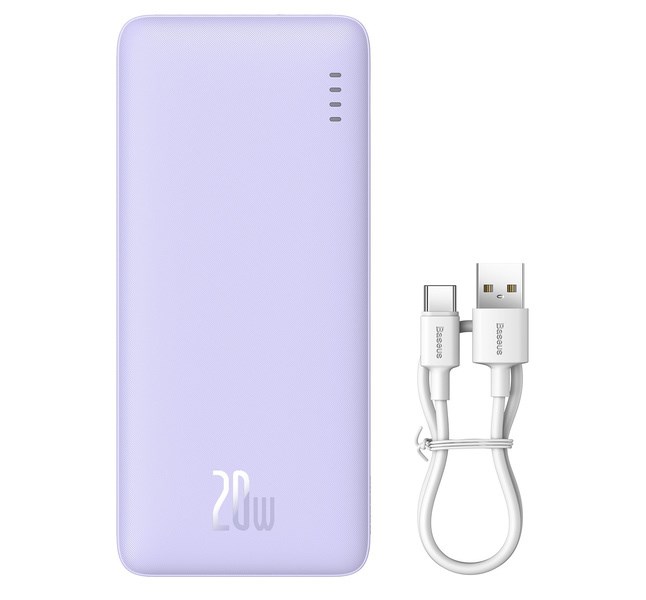 BASEUS POWERBANK AIRPOW 20000MAH 20W (FIOLETOWY) — zdjęcie 1 z 6