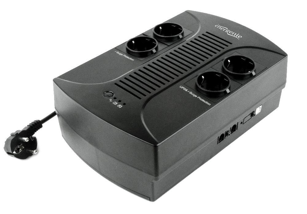 Zasilacz awaryjny UPS ENERGENIE Floor Power Cube EG-UPS-001 (Desktop, TWR; 650VA) — zdjęcie 1 z 4