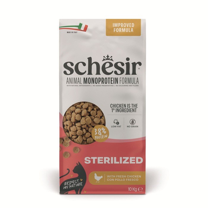 SCHESIR Sterilized Bogata w kurczaka 10kg — zdjęcie 1 z 3