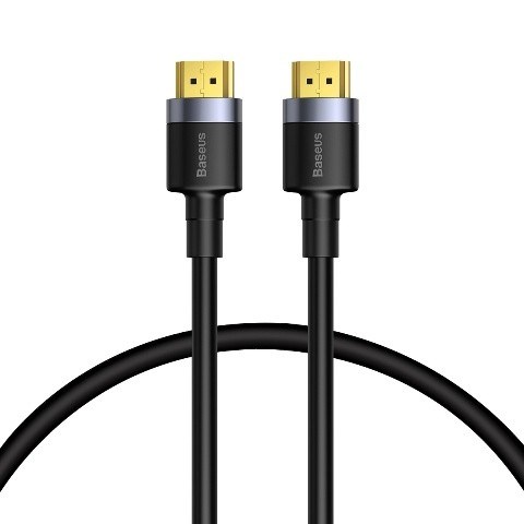 Kabel Baseus Cafule HDMI / HDMI 2.0 4K 60 Hz 3D 18 Gbps 2 m - czarny — zdjęcie 1 z 8