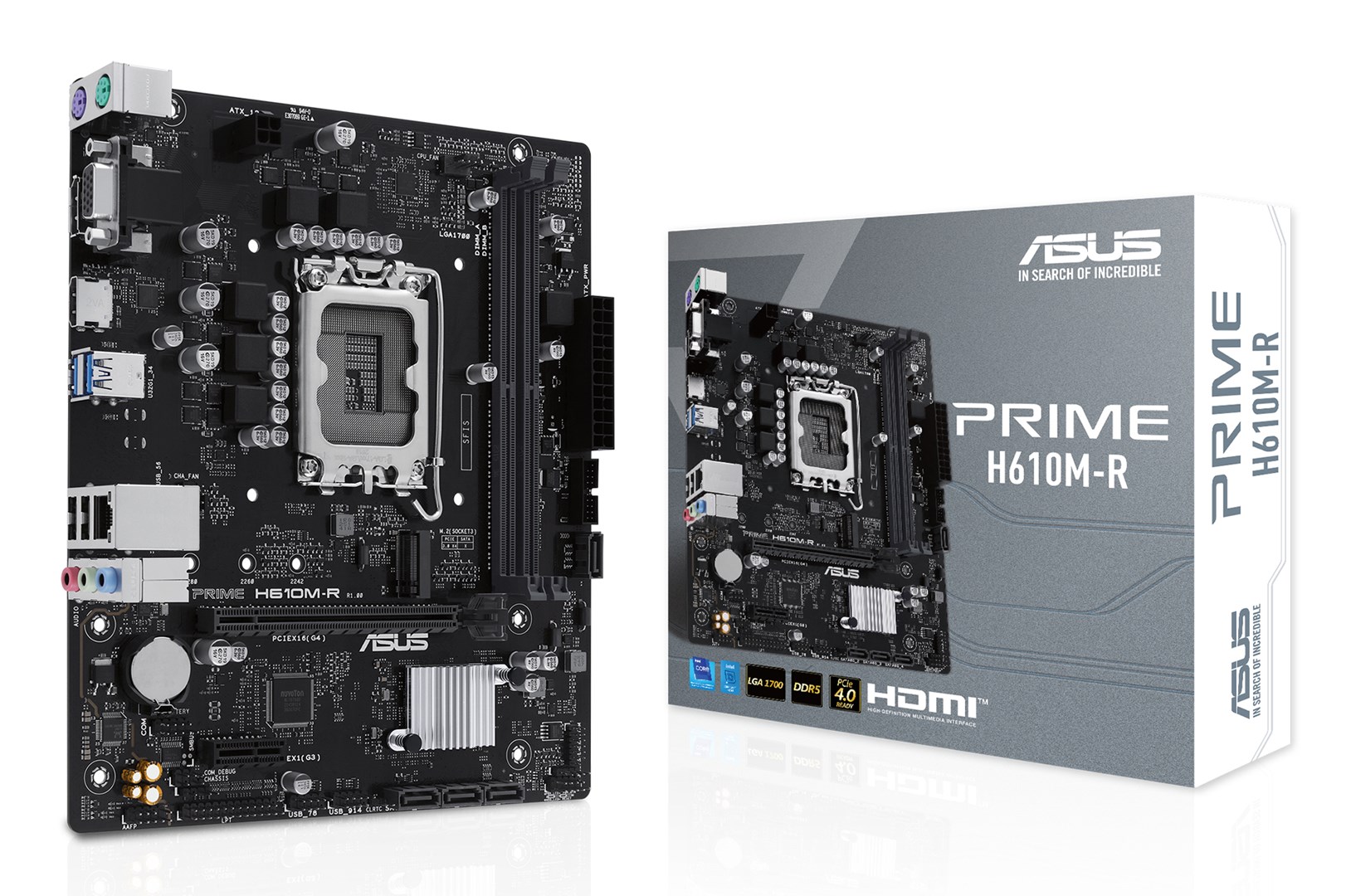 Płyta główna Asus PRIME H610M-R-SI (OUTLET) — zdjęcie 1 z 7