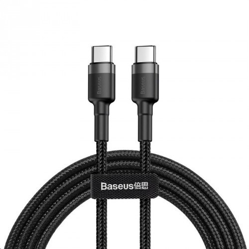 BASEUS KABEL CAFULE PD 2.0, QC 3.0, 60W, 2M (CZARN — zdjęcie 1 z 3