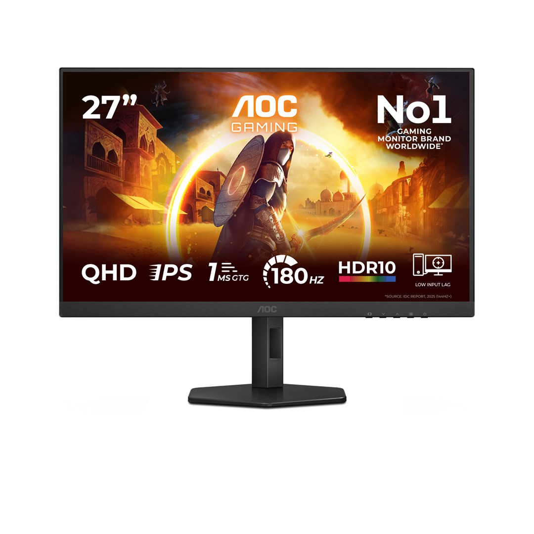 MONITOR AOC LED 27" Q27G4XF Fast IPS QHD 180Hz — zdjęcie 1 z 8