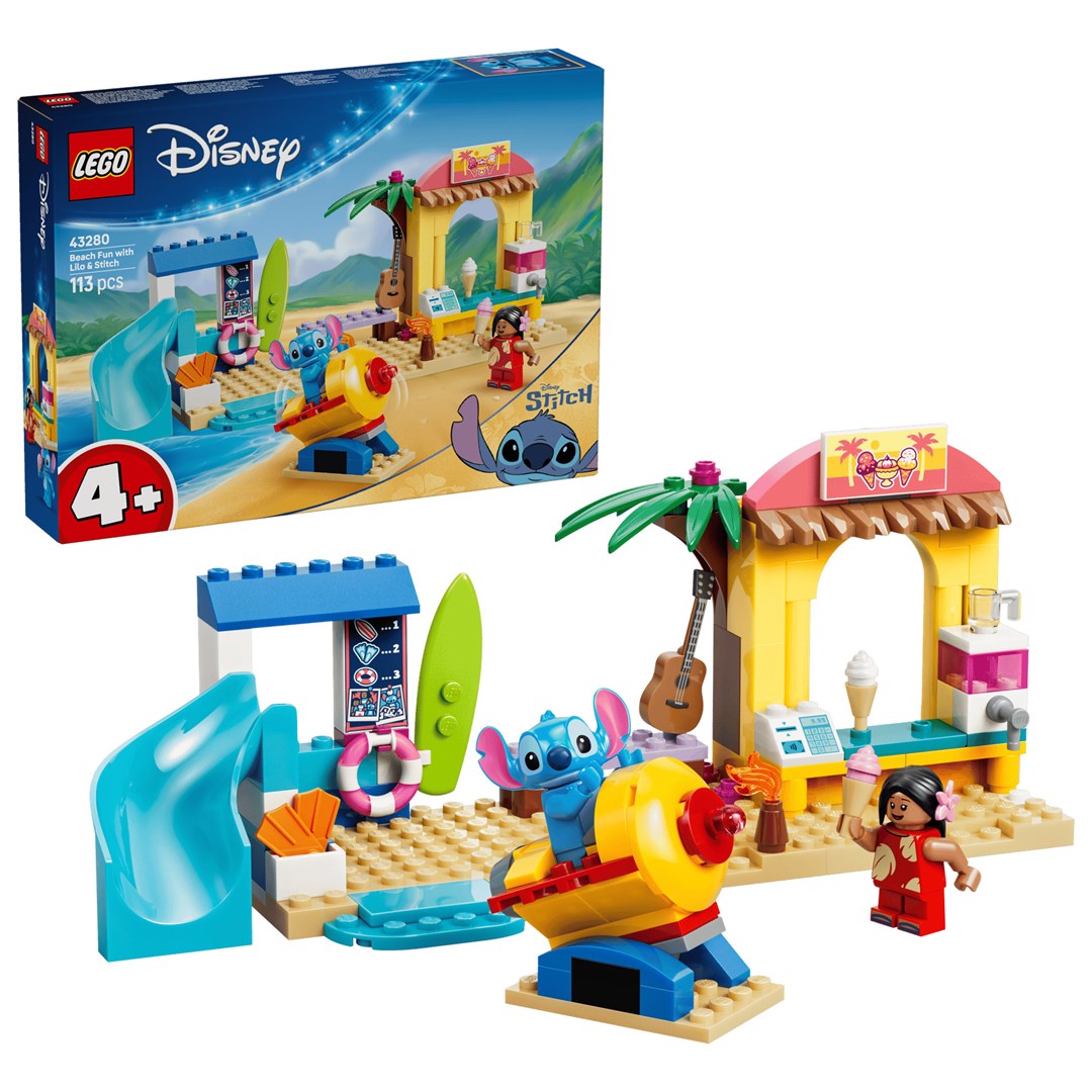 LEGO Disney 43280 - Zabawa na plaży z Lilo i Stitchem — zdjęcie 1 z 8