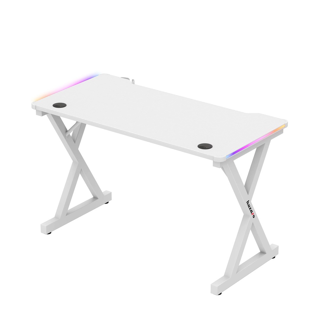 Biurko Huzaro Hero 2.3 RGB White — zdjęcie 1 z 8