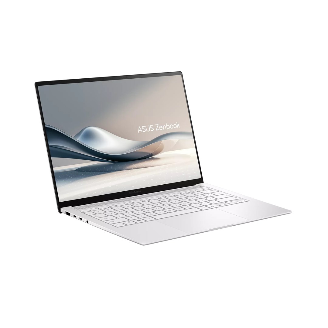 ASUS Zenbook S 14 UX5406SA-QJ502W Ultra 7 256V 14.0"WUXGA OLED 60Hz 400nits AG 16GB LPDDR5X SSD512 Intel Arc Graphics CamFHD 72WHrs Win11 Scandinavian White — zdjęcie 1 z 6