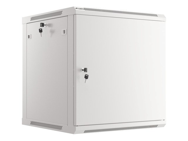 LANBERG SZAFA WISZĄCA RACK 19" 12U 600X600 DRZWI METALOWE SZARA (FLAT PACK) WF01-6612-00S — zdjęcie 1 z 8