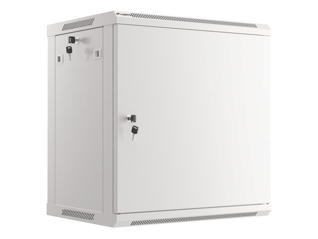 LANBERG SZAFA WISZĄCA RACK 19" 12U 600X450 DRZWI METALOWE SZARA (FLAT PACK) WF01-6412-00S — zdjęcie 1 z 8