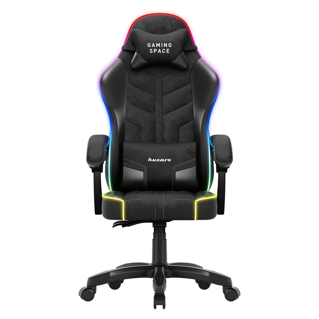 Fotel gamingowy Huzaro Force 2.7 RGB Black — zdjęcie 1 z 8