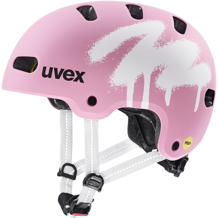 Kask rowerowy dziecięcy UVEX Kid 4 Style MIPS, sprawy strawberry matt — zdjęcie 1 z 5