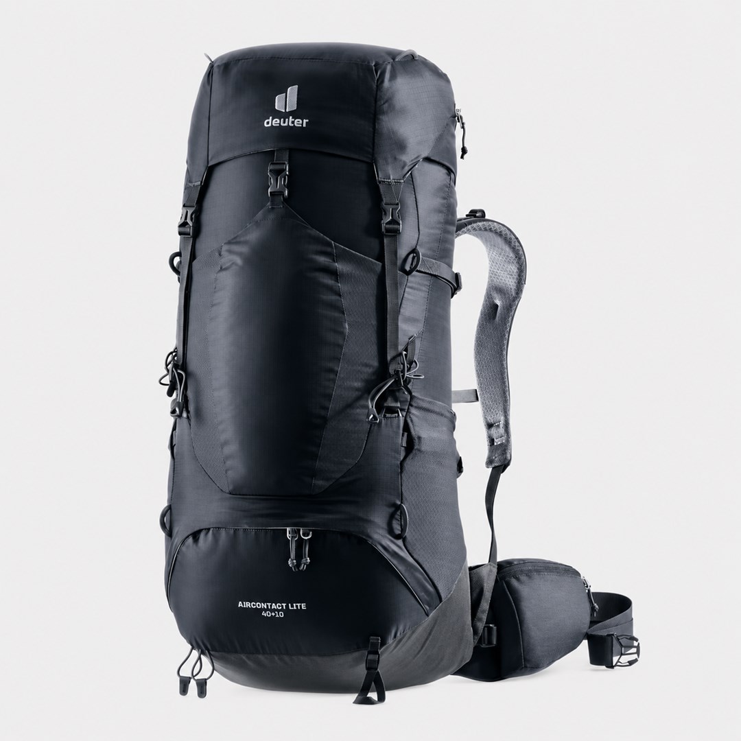 Plecak Deuter Aircontact Lite 40 + 10 black/graphite — zdjęcie 1 z 8