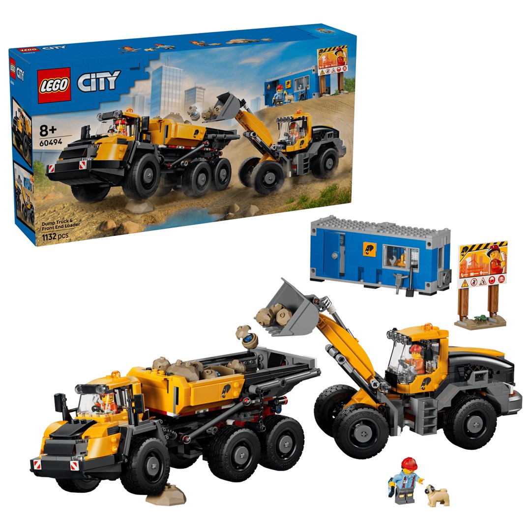 LEGO City 60494 - Wywrotka i ładowarka czołowa — zdjęcie 1 z 8