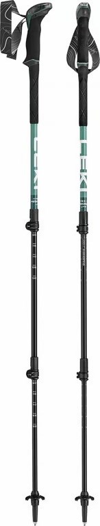 Kije trekkingowe LEKI MAKALU LITE, 100-135cm green/white — zdjęcie 1 z 3