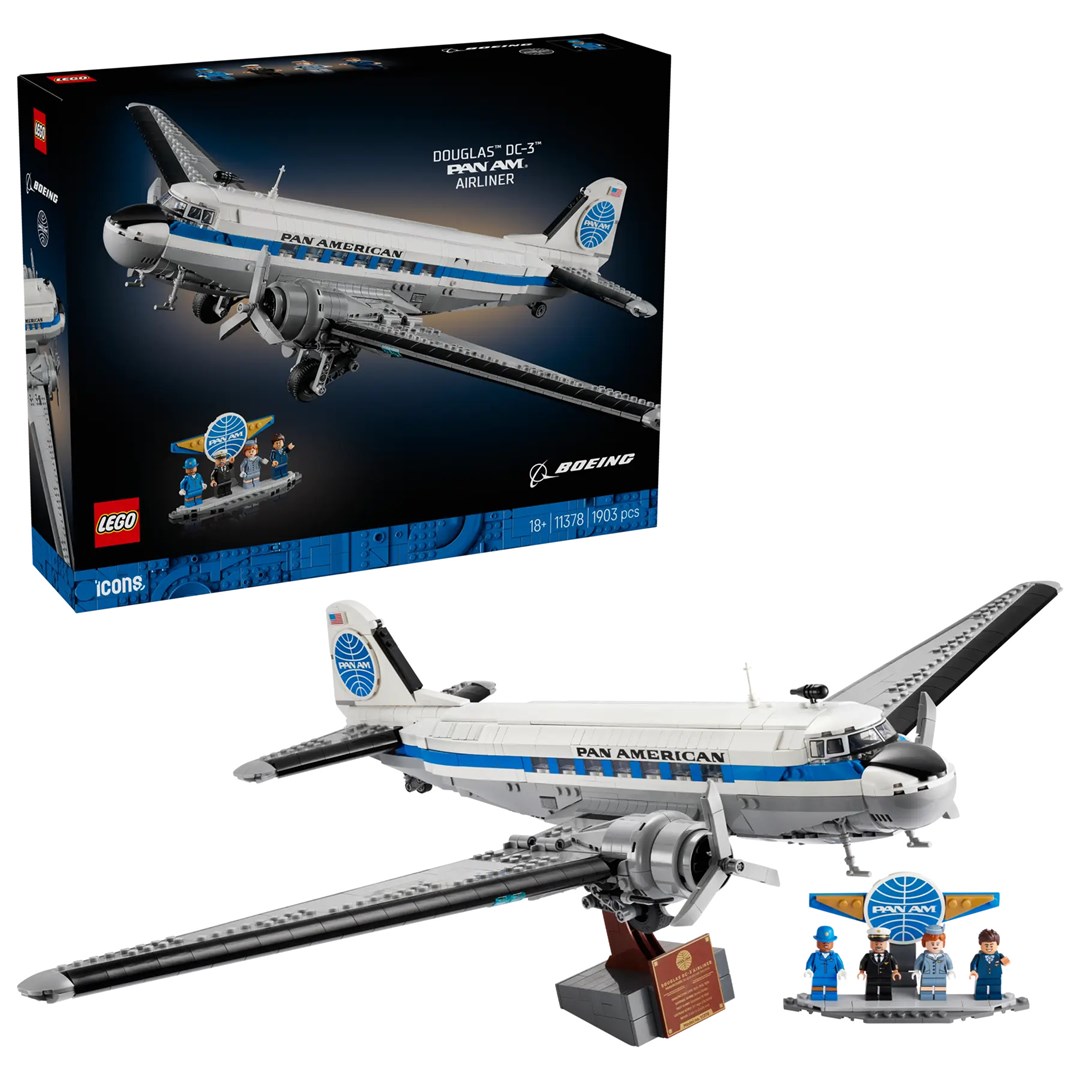 LEGO Icons 11378 - Samolot pasażerski Douglas DC-3 PAN AM — zdjęcie 1 z 8