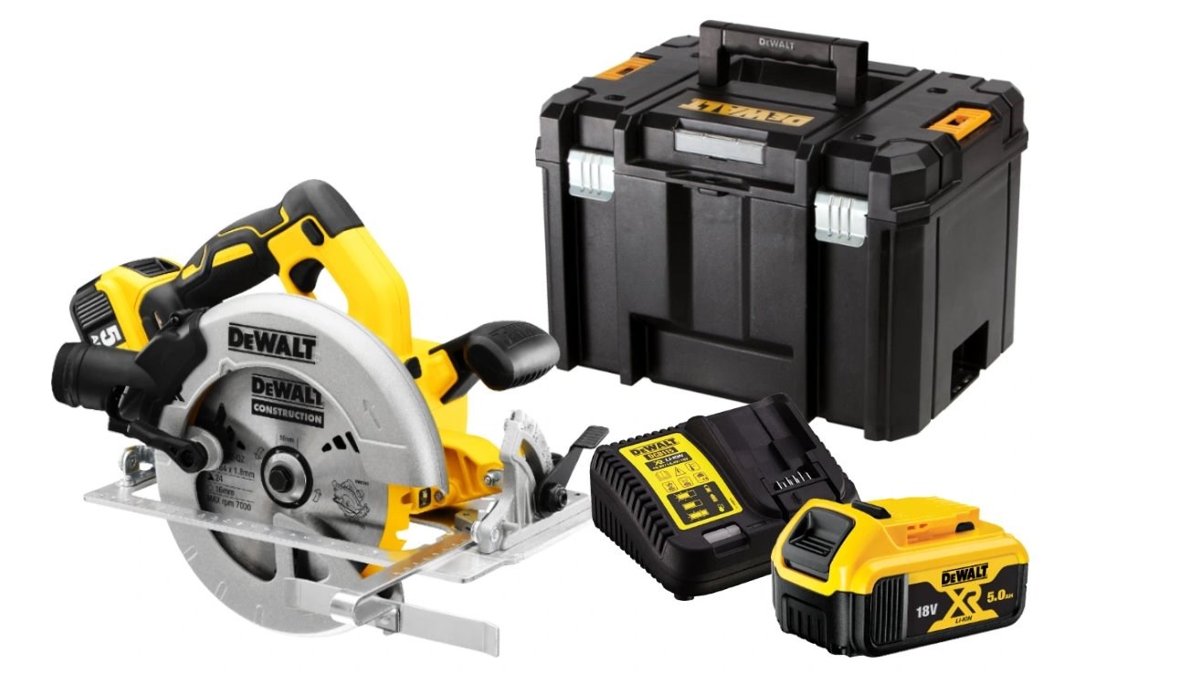 Pilarka tarczowa DeWalt DCS570P2-QW (184 mm) — zdjęcie 1 z 5