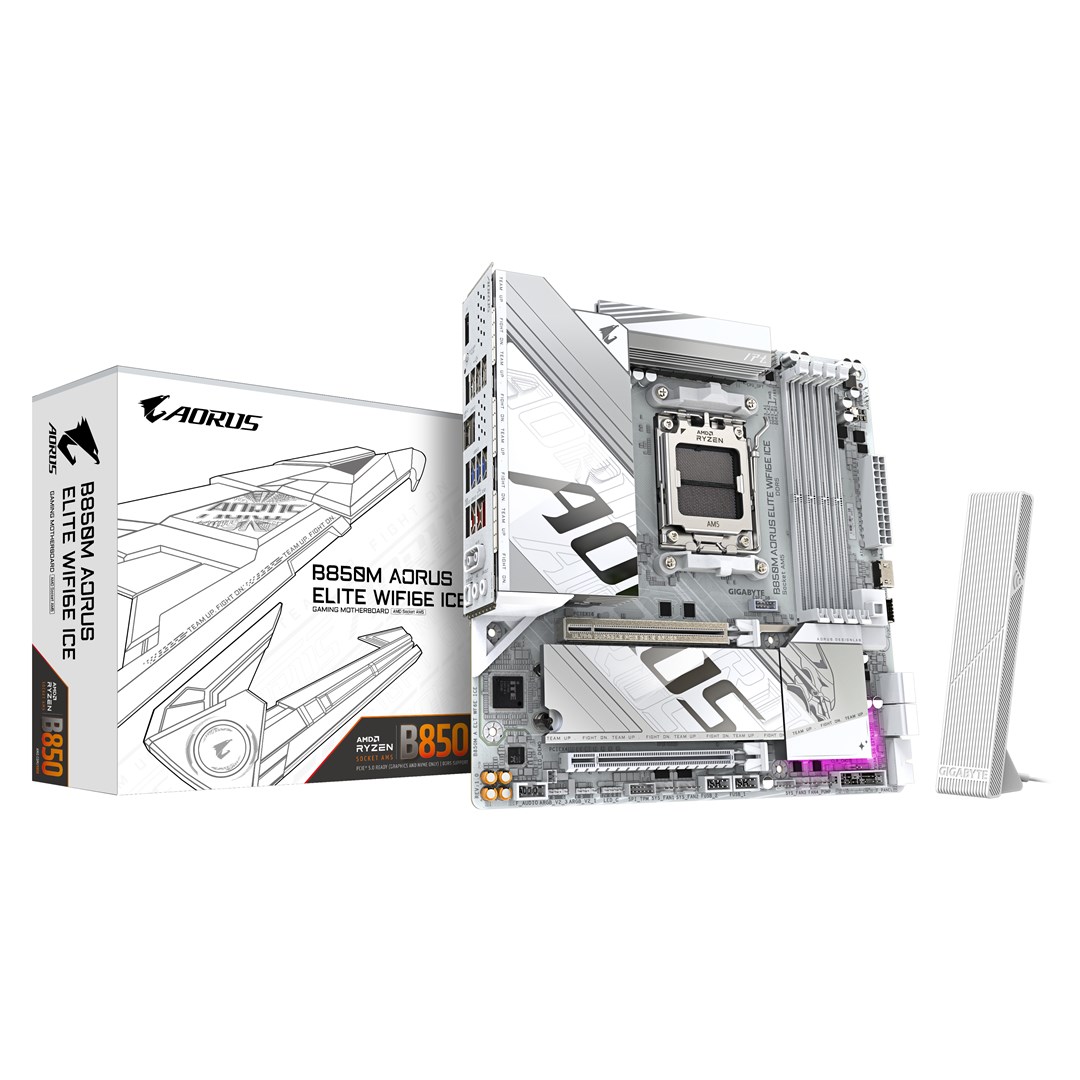 Płyta główna Gigabyte B850M A ELT WF6E ICE — zdjęcie 1 z 5