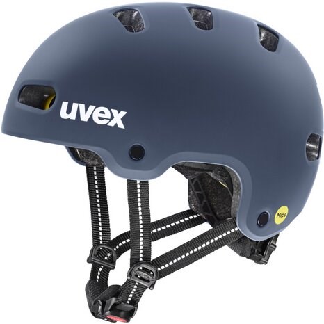 Kask rowerowy dziecięcy UVEX Kid 4 Style MIPS, dusk blue matt — zdjęcie 1 z 5