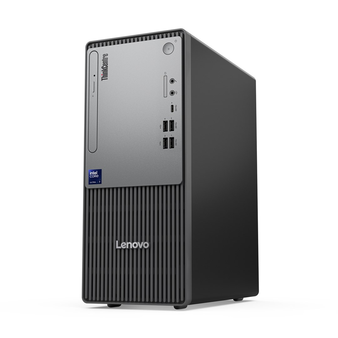 Lenovo ThinkCentre neo 50t Gen 6 Ultra 5 225 16GB DDR5 5600 SSD512 Intel Graphics DVD-RW W11Pro Black 3Y OnSite — zdjęcie 1 z 8