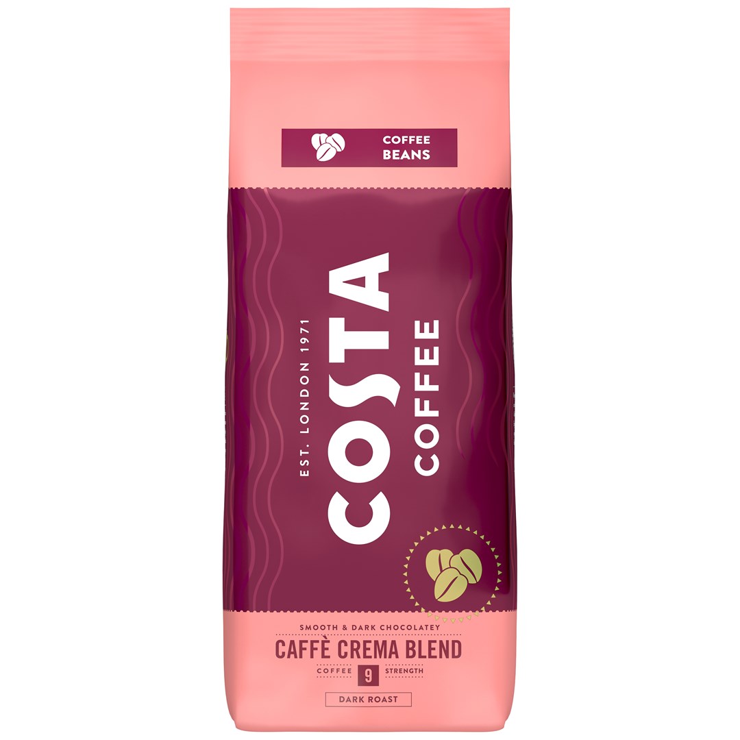 Costa Coffee Crema kawa ziarnista 1kg — zdjęcie 1 z 2