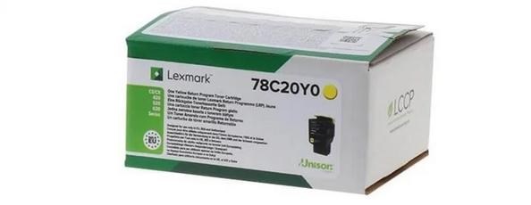Lexmark Toner 78C20Y0 Yellow — zdjęcie 1 z 2