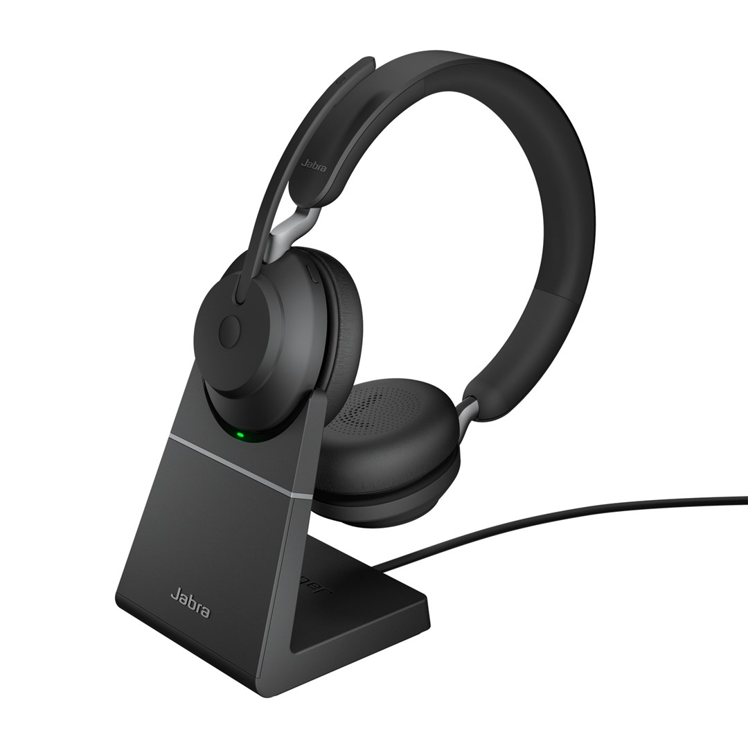 Jabra Evolve2 65, UC Stereo Zestaw słuchawkowy Bezprzewodowy Opaska na głowę — zdjęcie 1 z 6