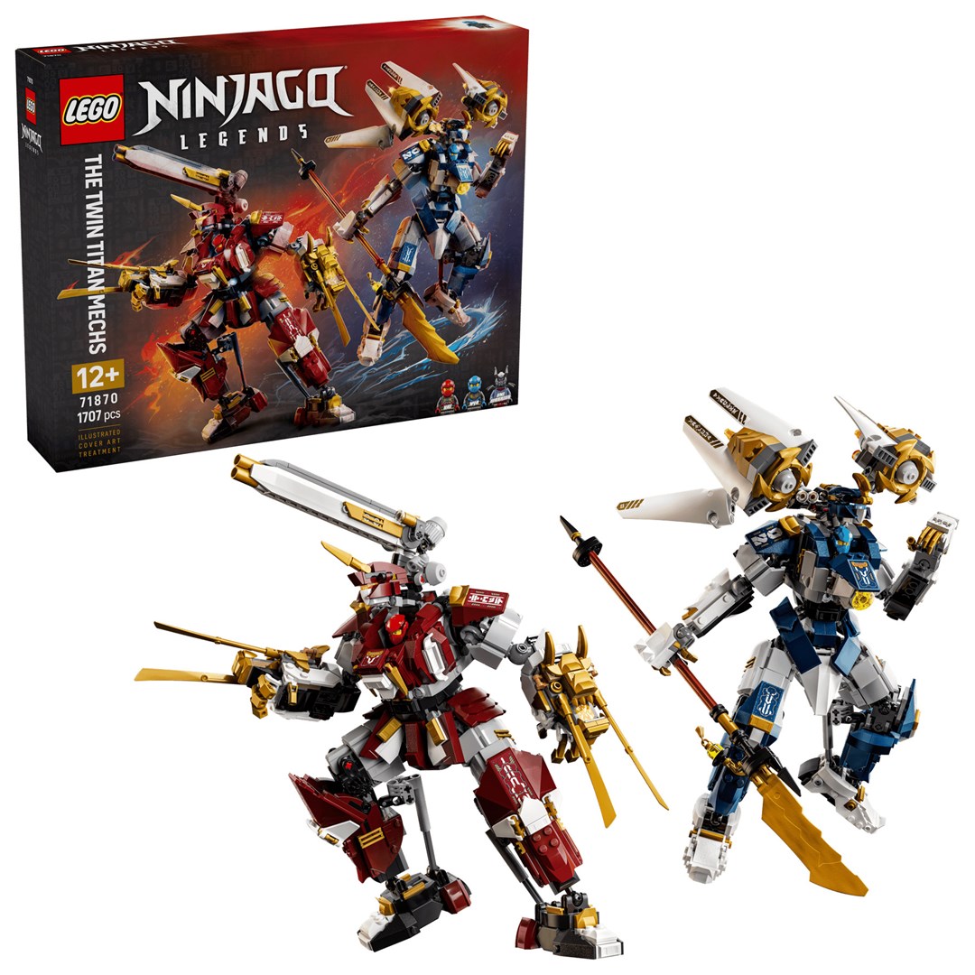 LEGO Ninjago 71870 - Bliźniacze tytanowe mechy — zdjęcie 1 z 8