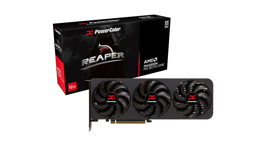 Karta graficzna PowerColor RX9070GRE Reaper — zdjęcie 1 z 7