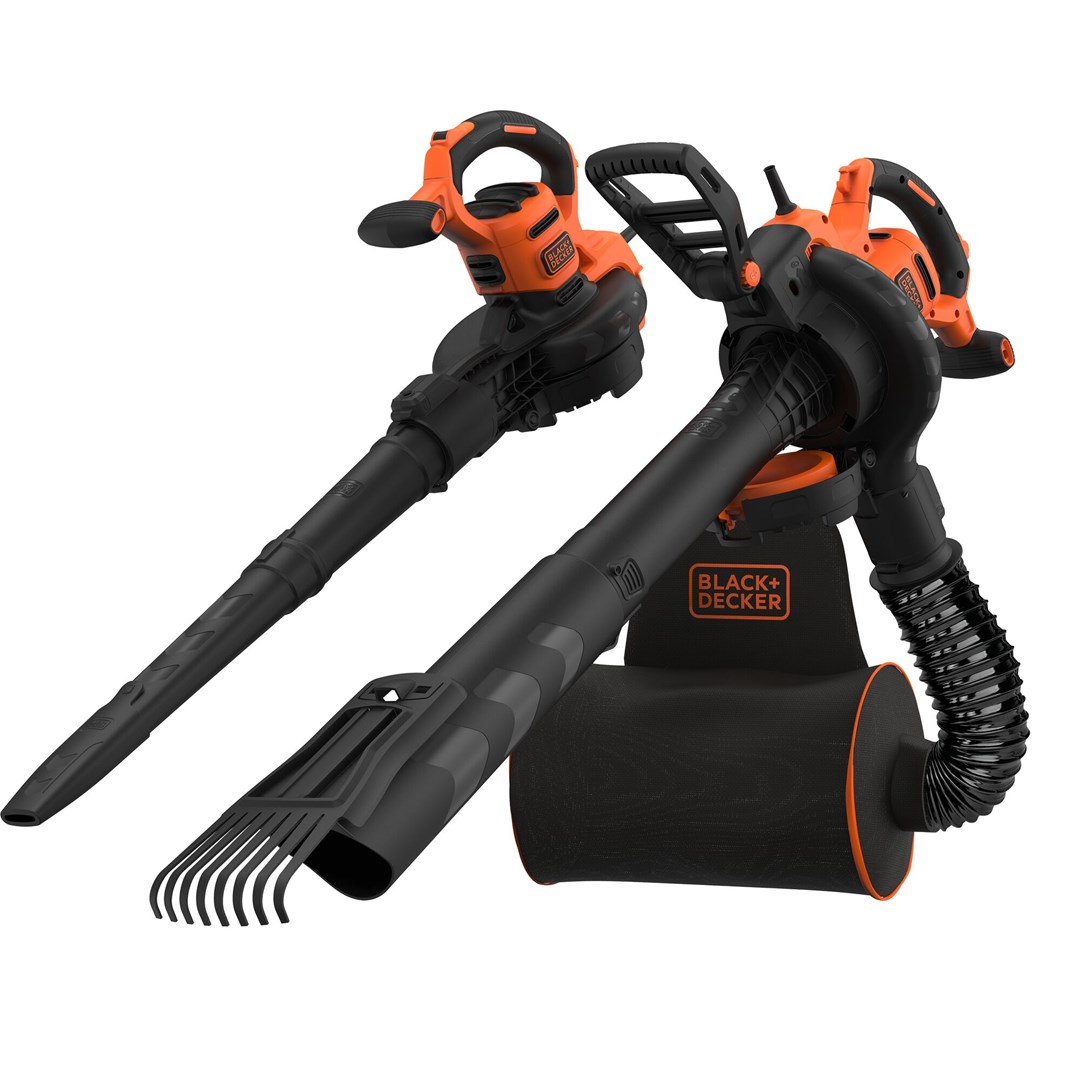 Dmuchawa do liści BLACK+DECKER BLACK+DECKER DMUCHAWA/ODKURZACZ BEBLV301-QS (OUTLET) — zdjęcie 1 z 8